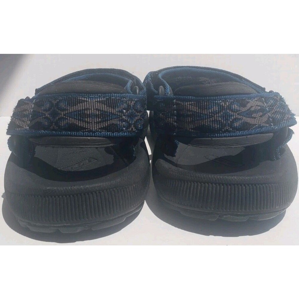 Mens Teva Sandal Sz 9 for Sport Water Wear Blue Black Gray Strap Pattern SN6584 - Picture 7 of 9